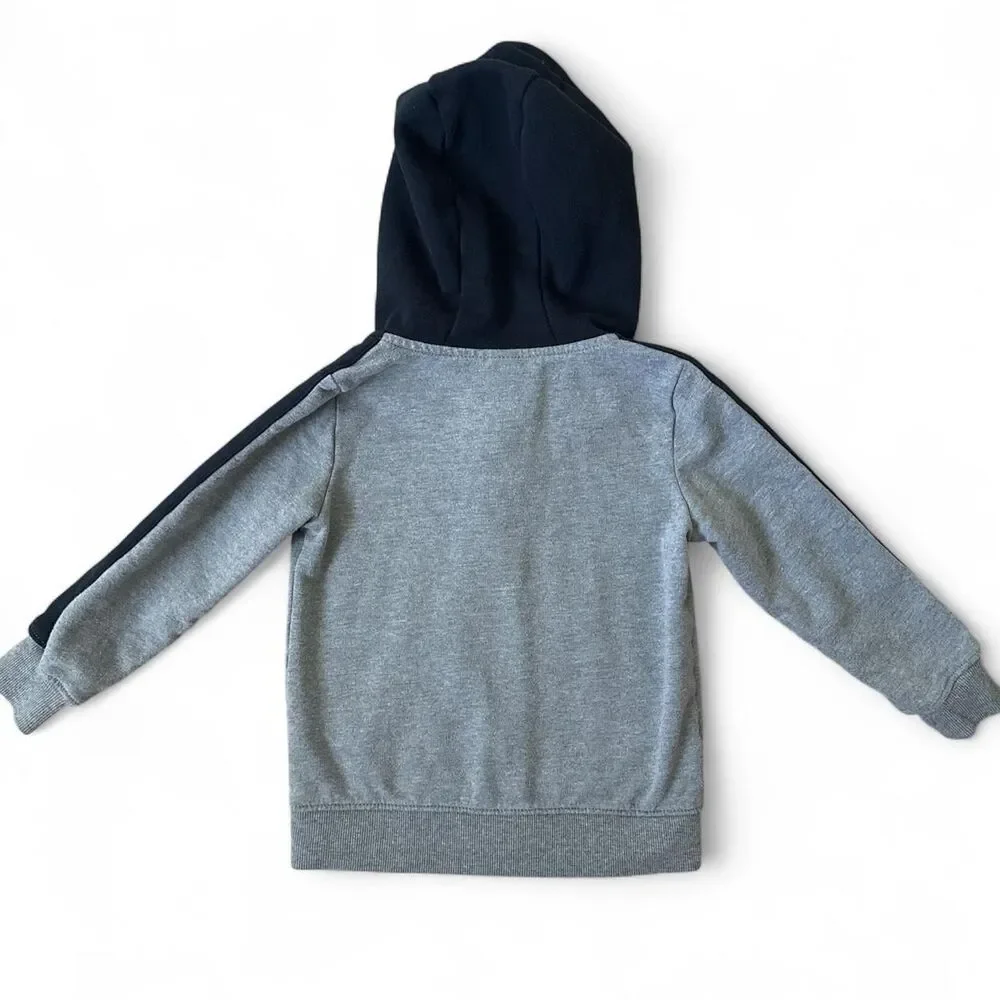 Carter’s Boys Size 4T Gray & Black Full-Zip Hoodie